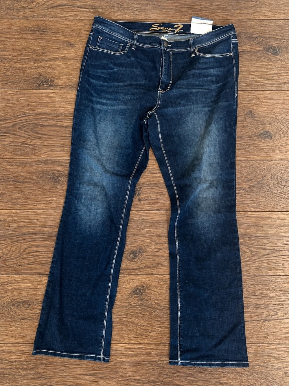 NWTs Seven7 Women's Indigo Bootcut Jeans - Size 18